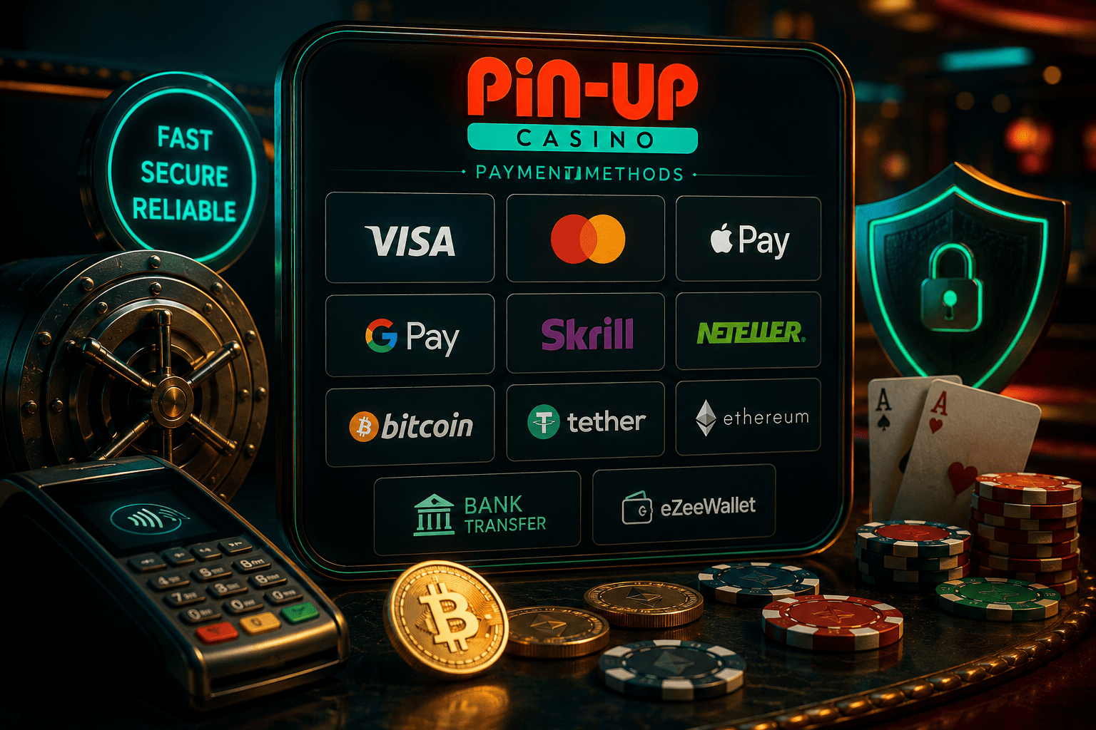 Nigerian payment methods and verification checks for Pin-Up casino users